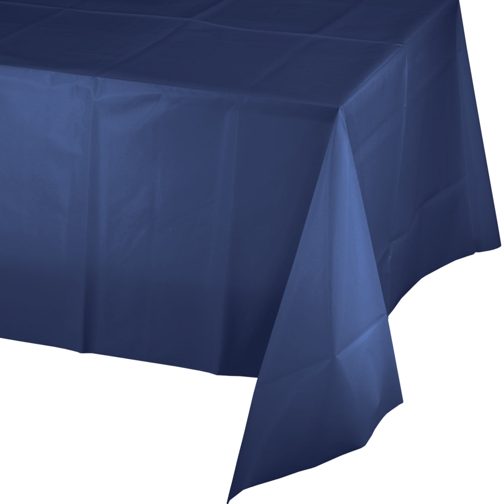 Solid Color Plastic Tablecover 54" x 108"