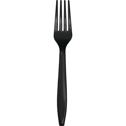 Black Velvet premium plastic forks, 24 ct.