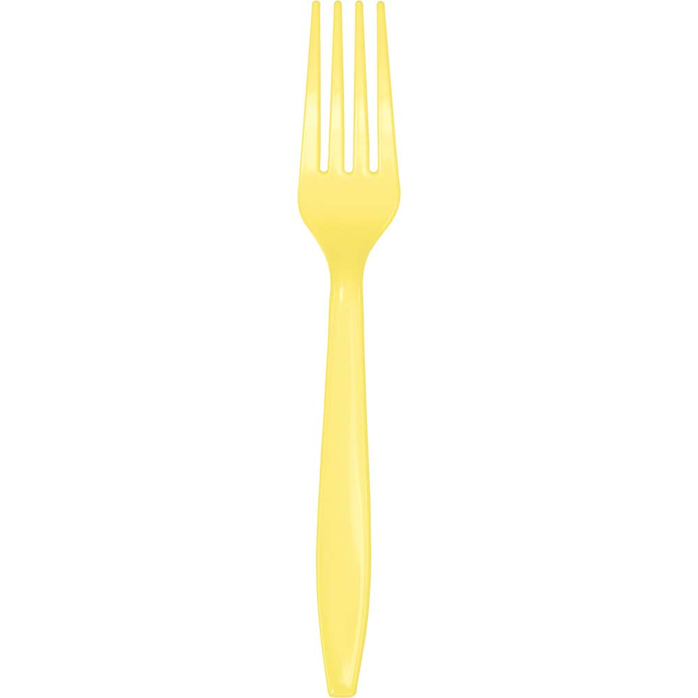 Mimosa premium plastic forks, 24 ct.