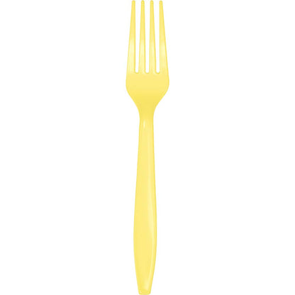 Mimosa premium plastic forks, 24 ct.