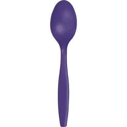 Solid Color Premium Plastic Spoons