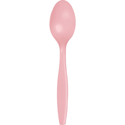 Solid Color Premium Plastic Spoons