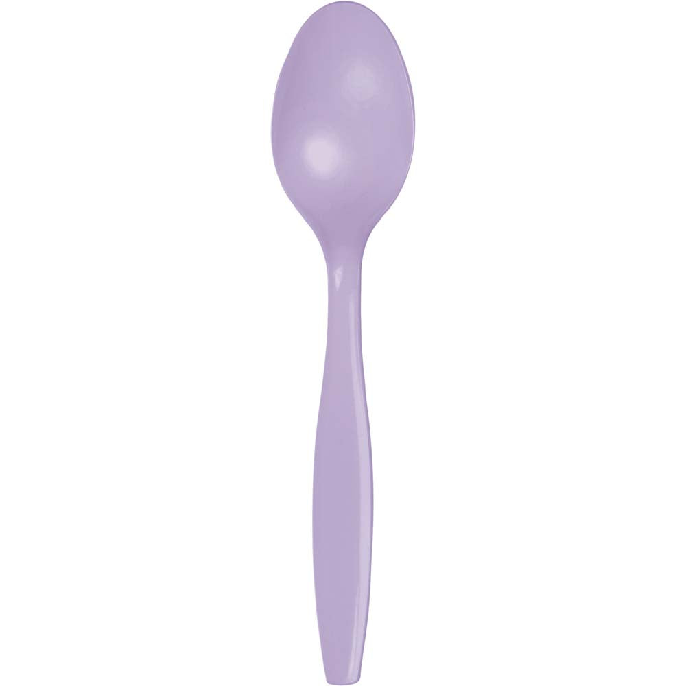Solid Color Premium Plastic Spoons