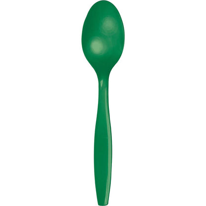 Solid Color Premium Plastic Spoons