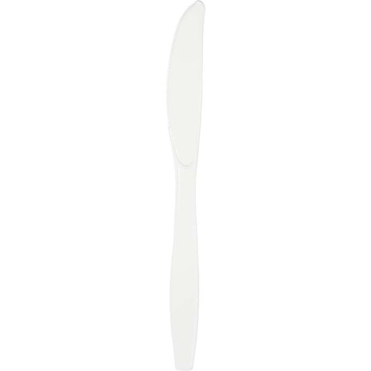 Solid Color Premium Plastic Knives