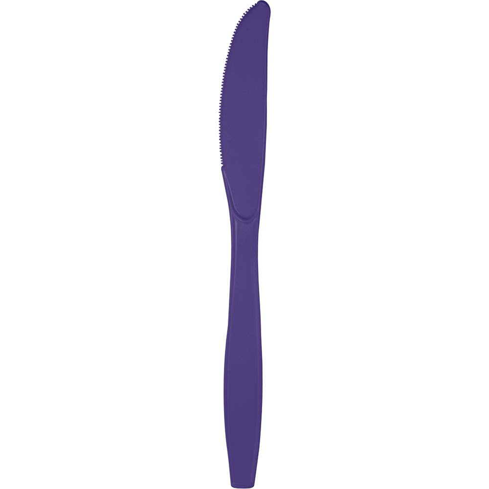 Solid Color Premium Plastic Knives