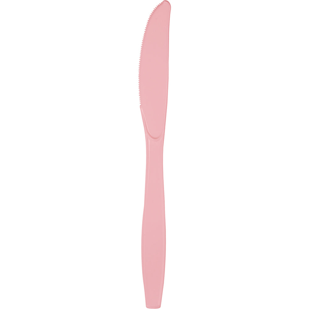 Solid Color Premium Plastic Knives