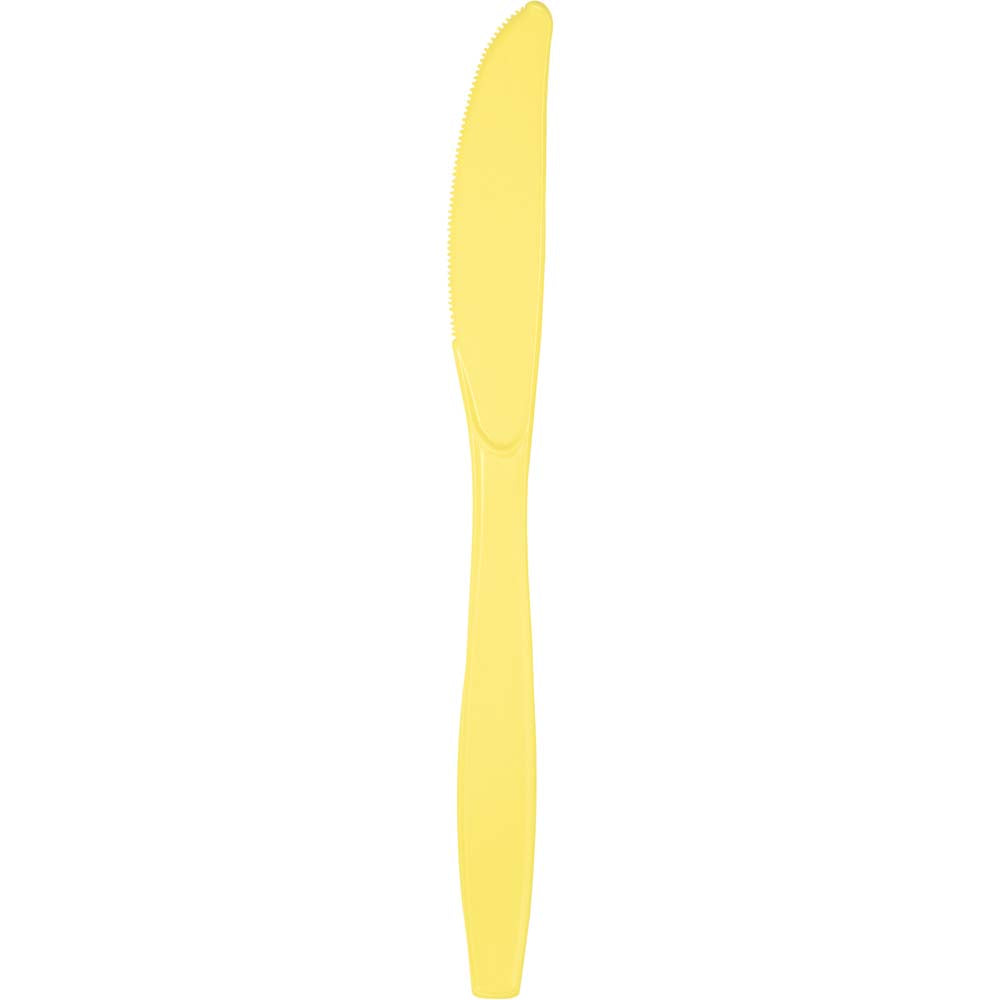 Solid Color Premium Plastic Knives