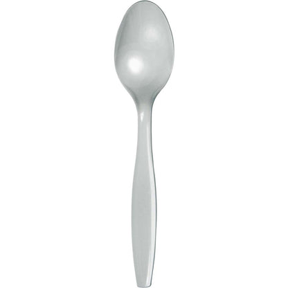 Solid Color Premium Plastic Spoons