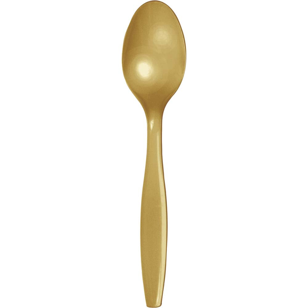 Solid Color Premium Plastic Spoons