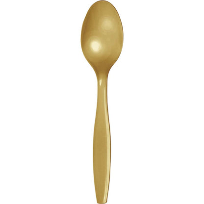 Solid Color Premium Plastic Spoons