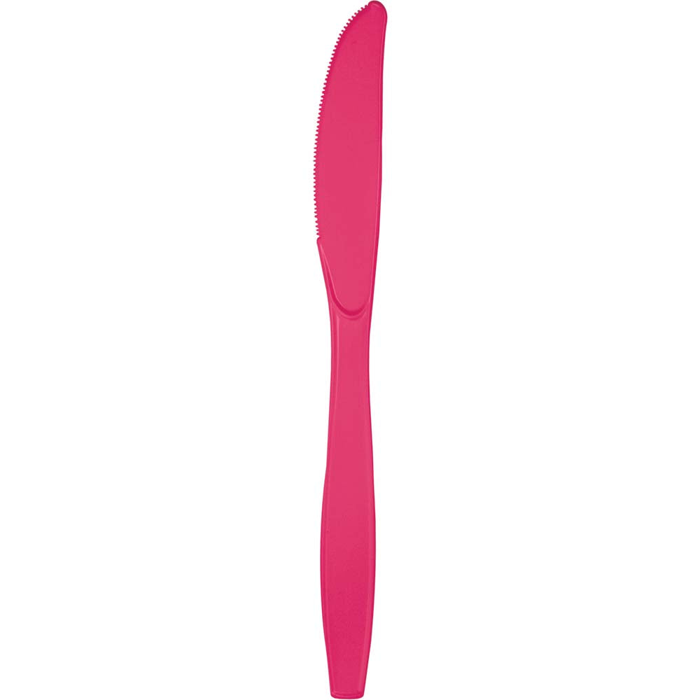 Solid Color Premium Plastic Knives