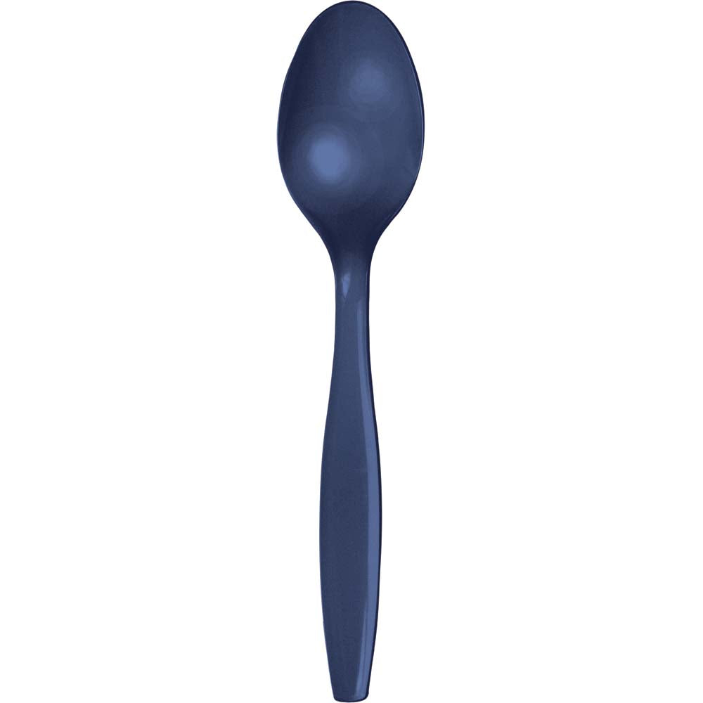 Solid Color Premium Plastic Spoons