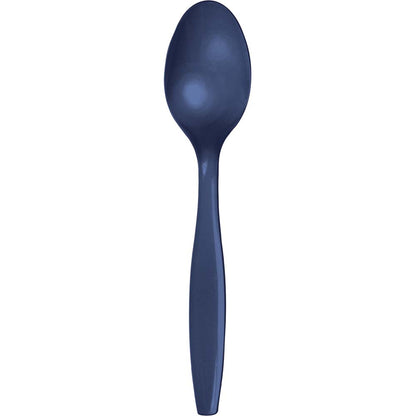Solid Color Premium Plastic Spoons