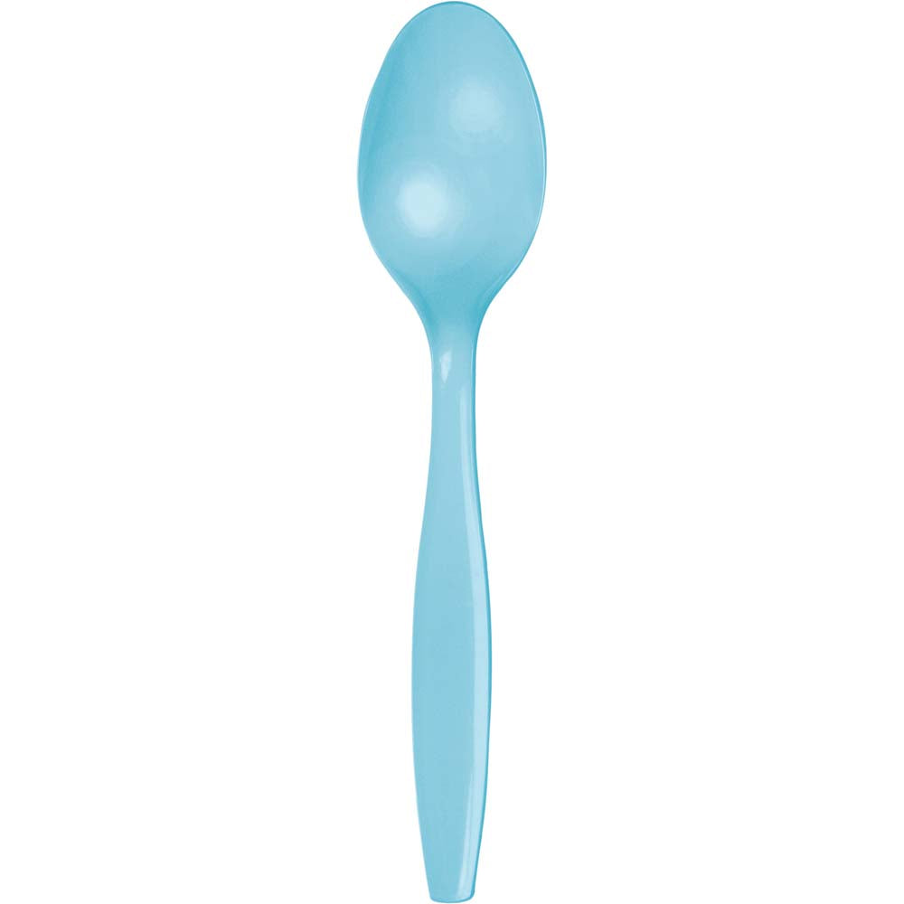 Solid Color Premium Plastic Spoons