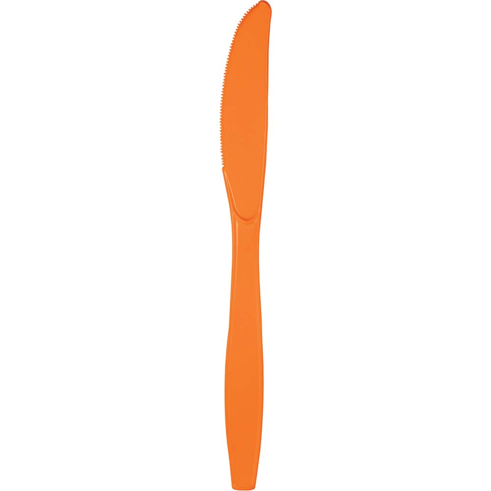 Solid Color Premium Plastic Knives