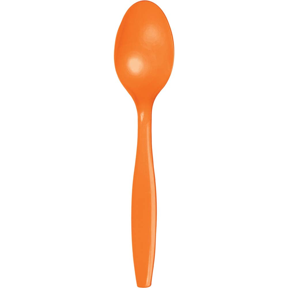 Solid Color Premium Plastic Spoons