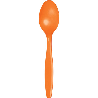 Solid Color Premium Plastic Spoons