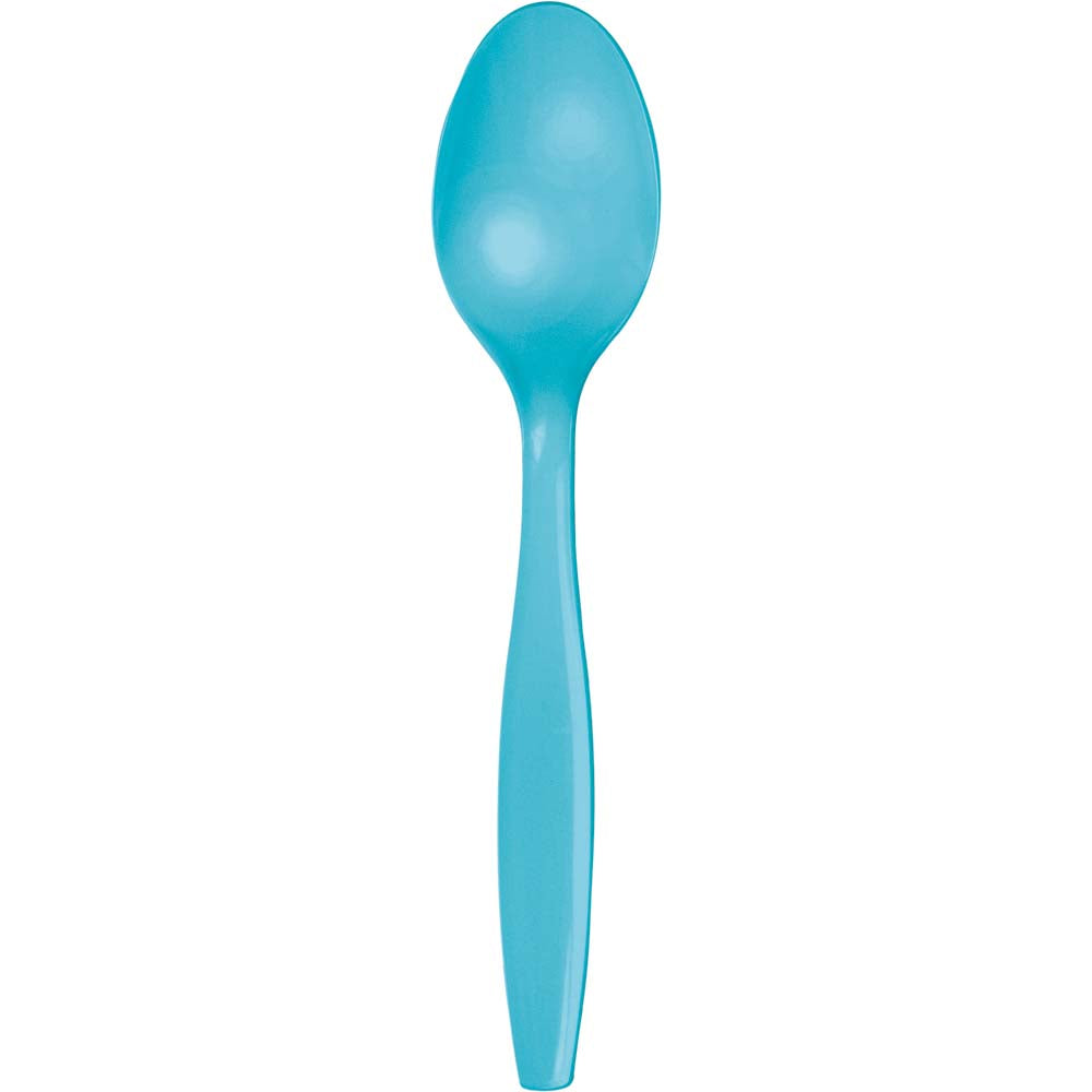 Solid Color Premium Plastic Spoons