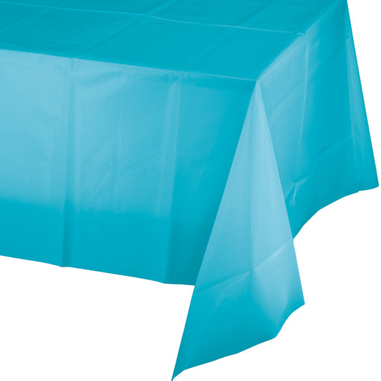Solid Color Plastic Tablecover 54" x 108"