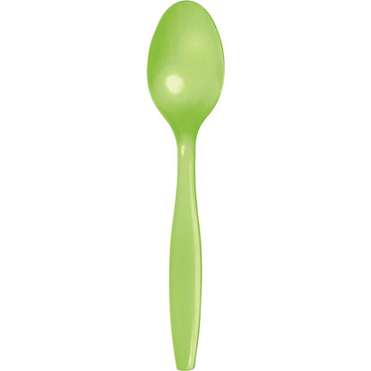 Solid Color Premium Plastic Spoons