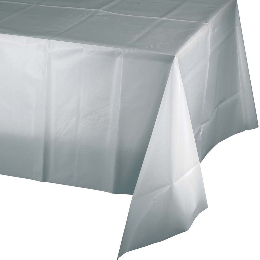 Solid Color Plastic Tablecover 54" x 108"