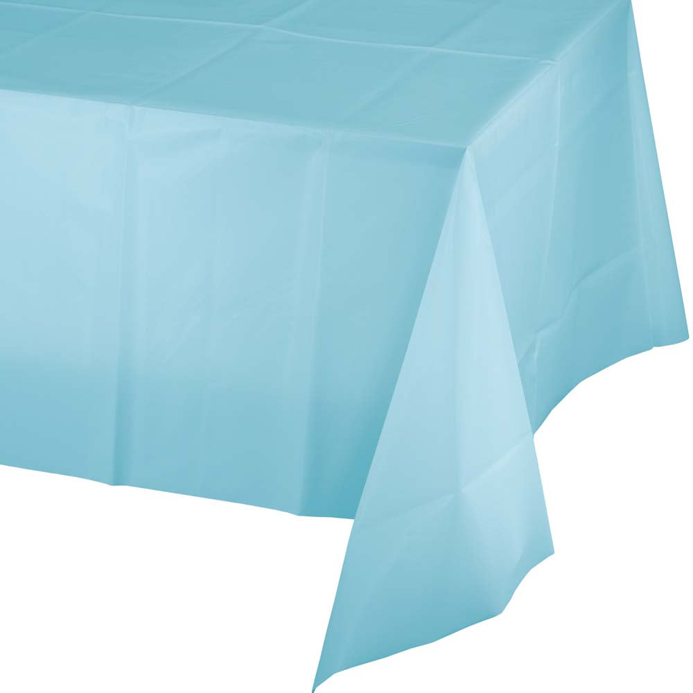 Solid Color Plastic Tablecover 54" x 108"