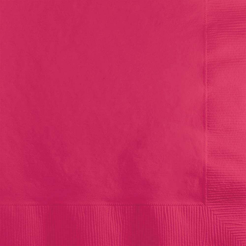 Solid Color Beverage Napkins, 2 Ply