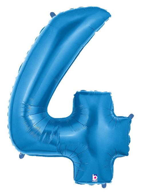 Blue Foil Number Balloons