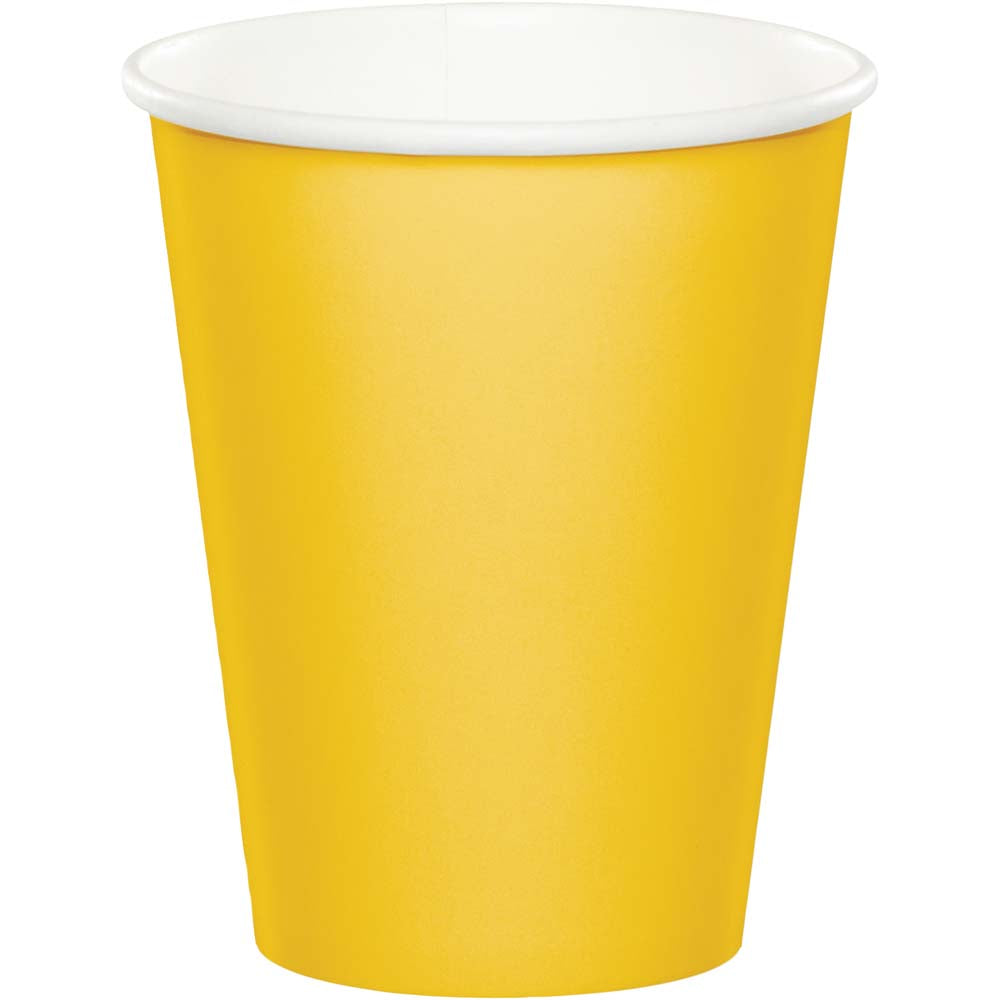 Solid Color 9 oz hot/cold cups