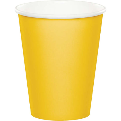 Solid Color 9 oz hot/cold cups