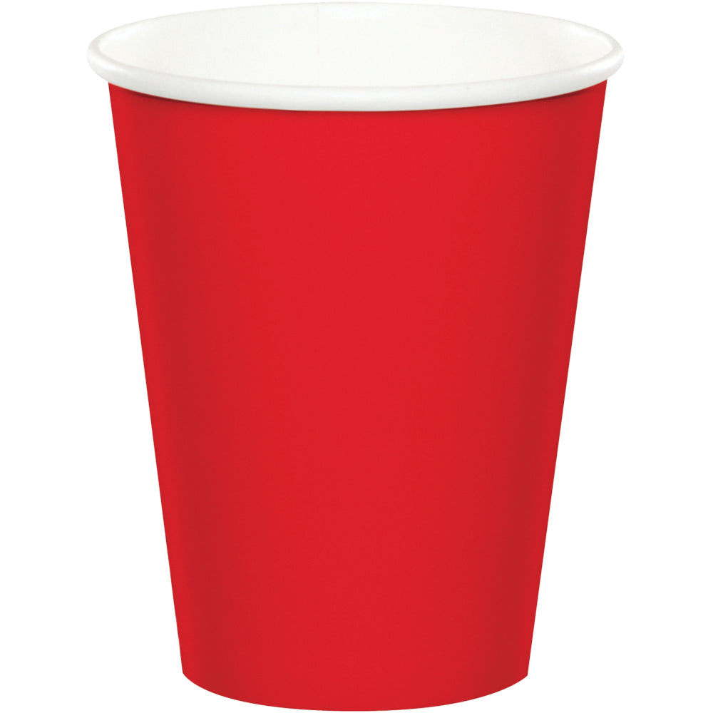 Solid Color 9 oz hot/cold cups