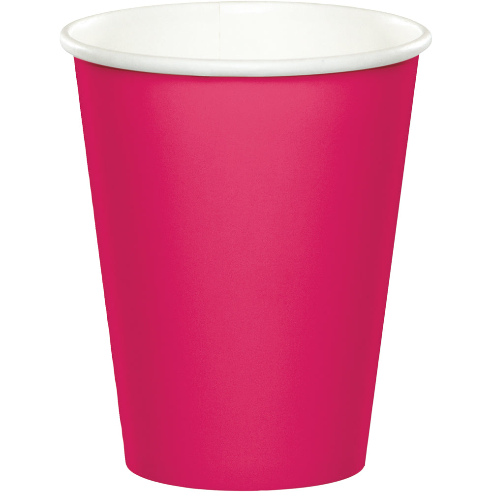 Solid Color 9 oz hot/cold cups
