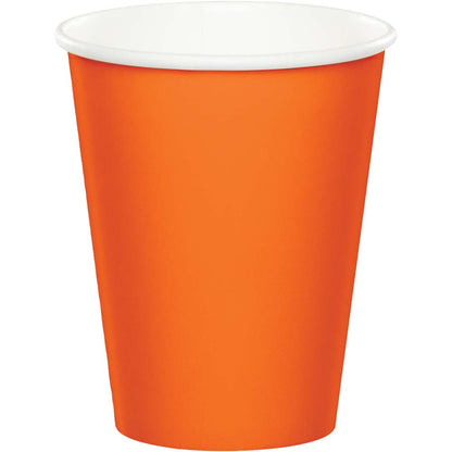 Solid Color 9 oz hot/cold cups