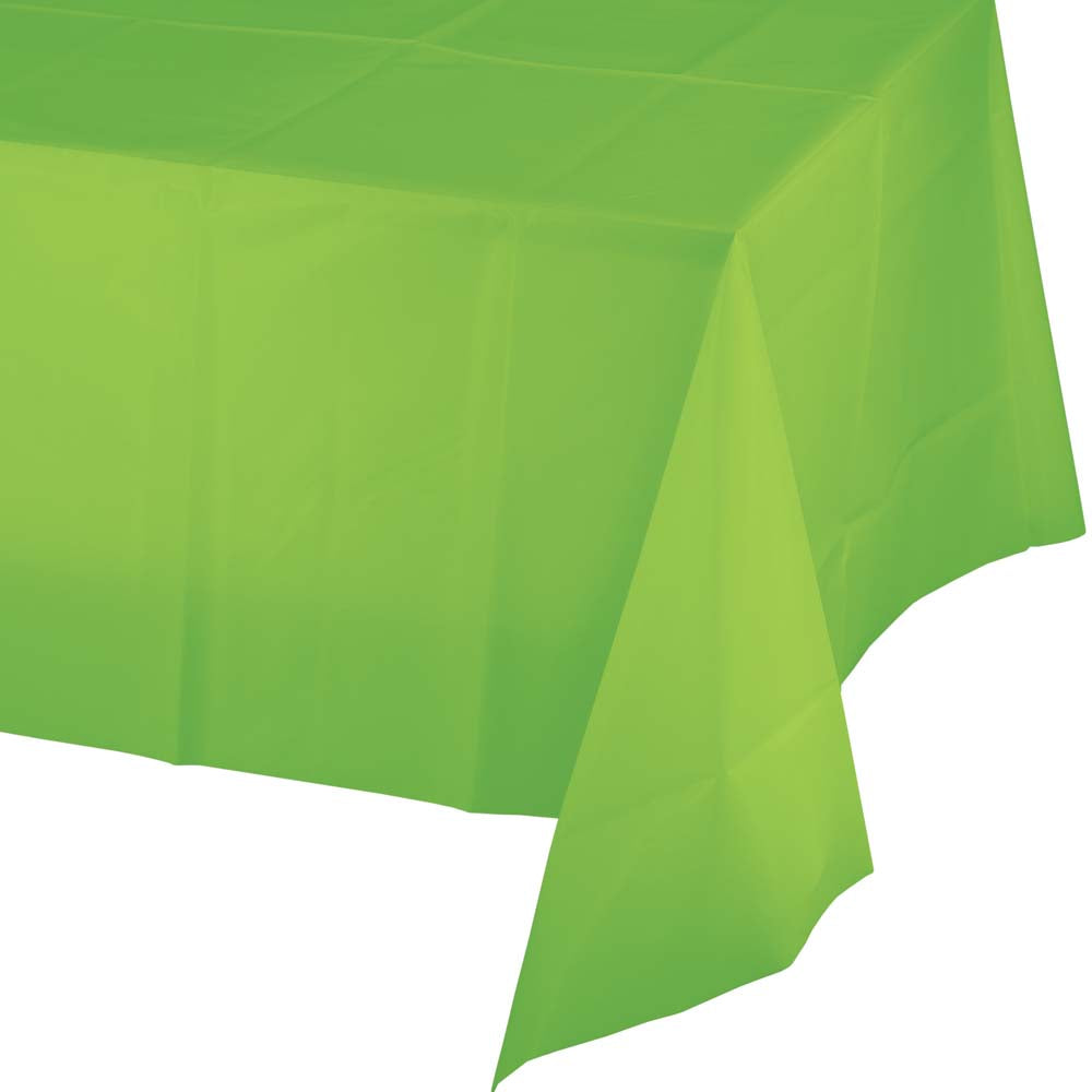 Solid Color Plastic Tablecover 54" x 108"