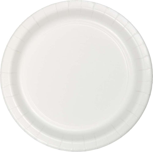 Solid Color Sturdy Style 7 inch Dessert Plate