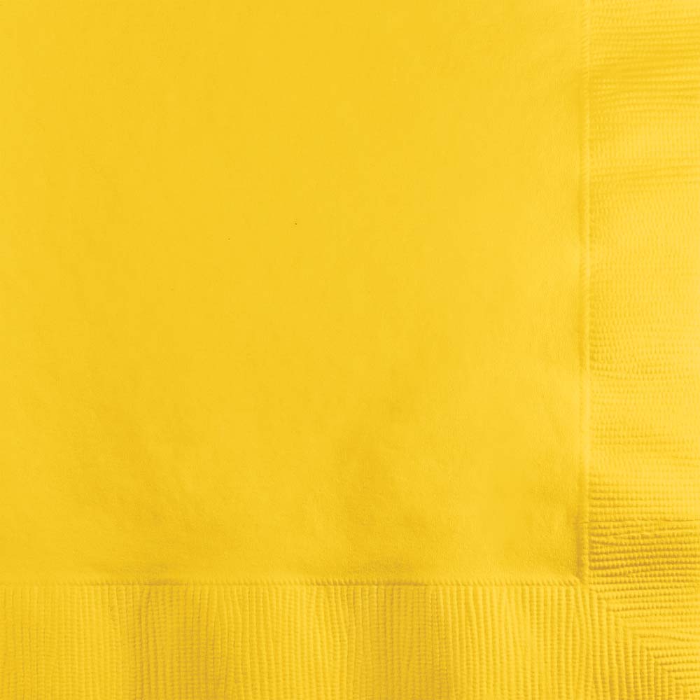 Solid Color Beverage Napkins, 2 Ply