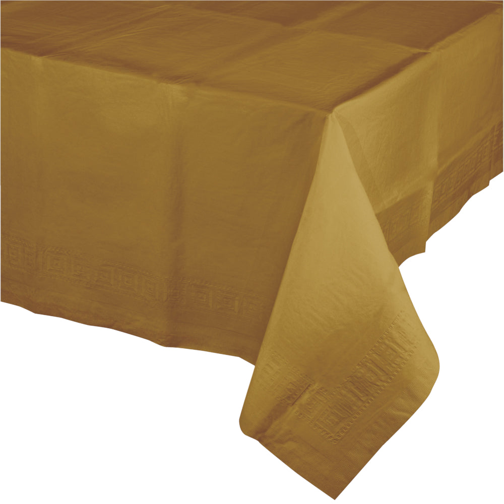 Solid Color Plastic Tablecover 54" x 108"