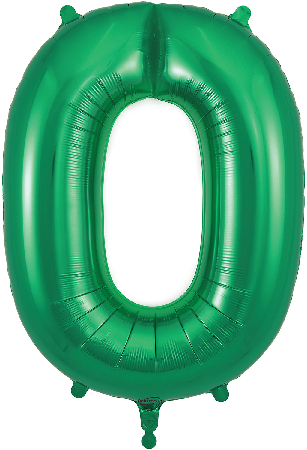 Green Foil number balloon 0