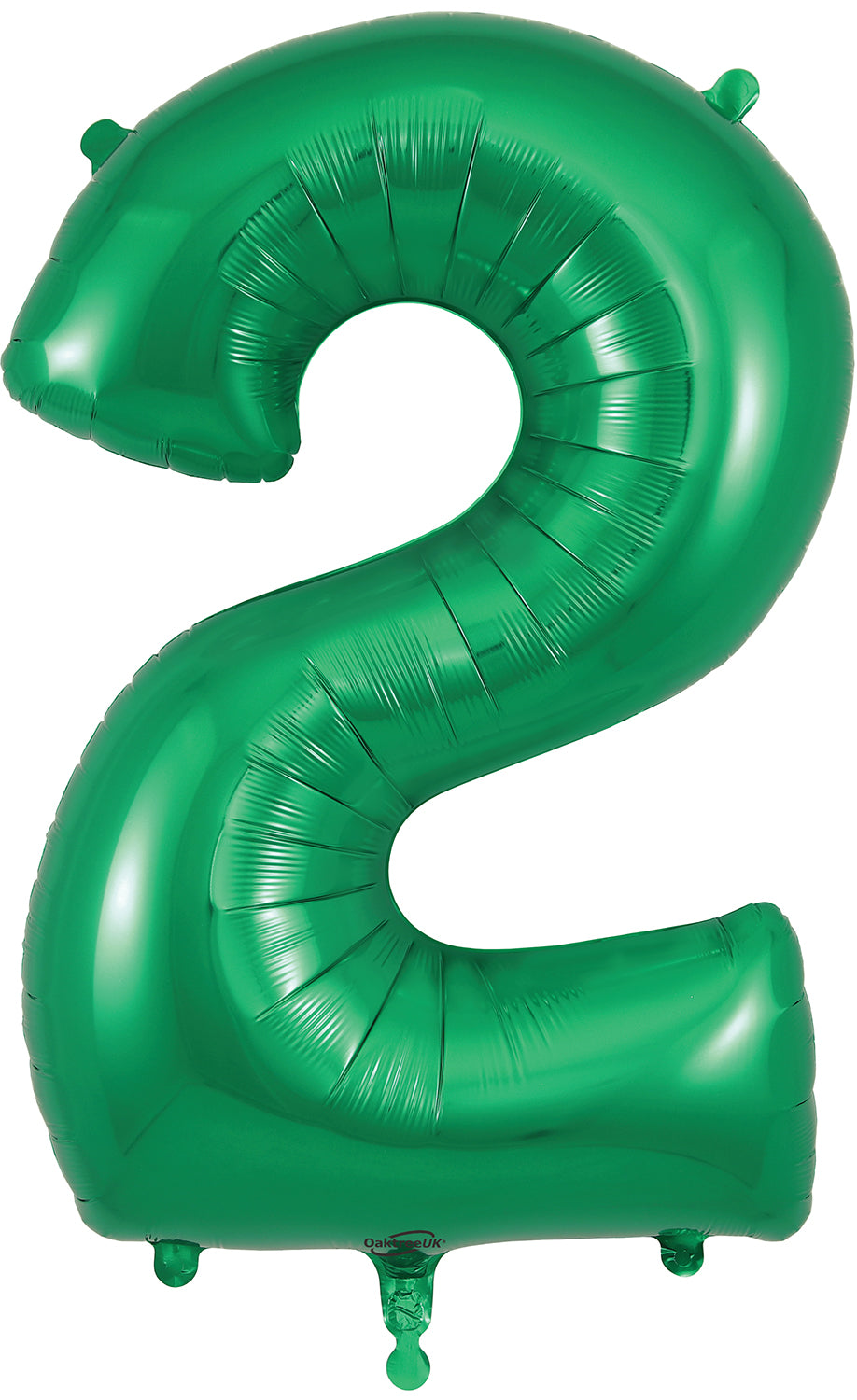 Green Foil Number Balloons
