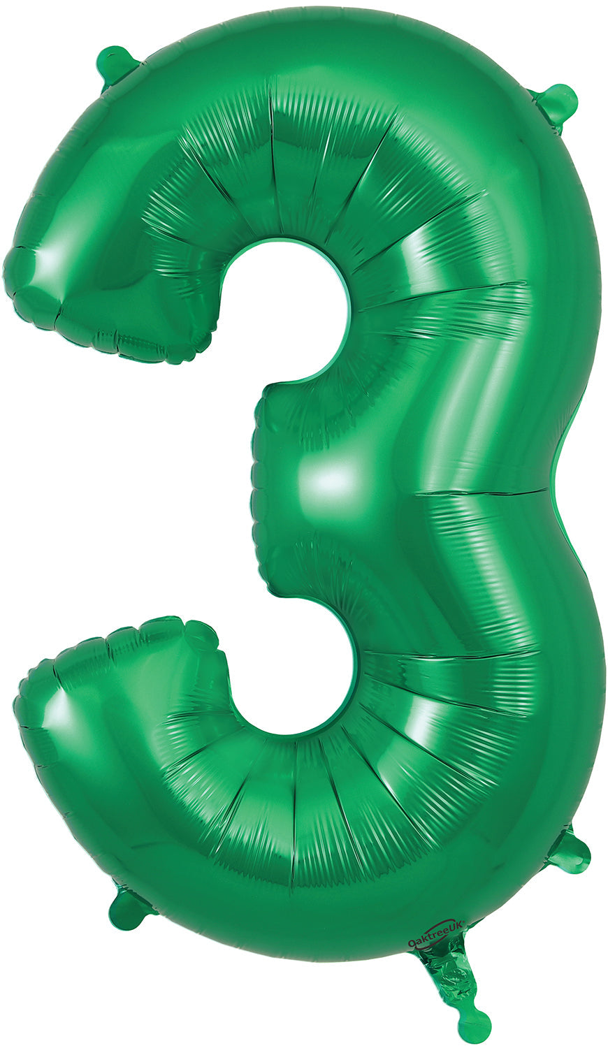 Green Foil Number Balloons