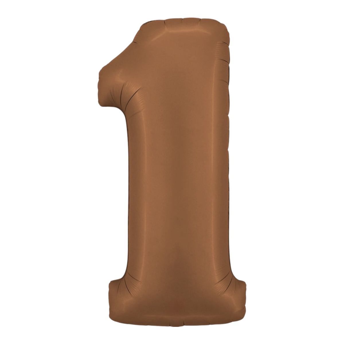 Satin Chocolate Foil Number Balloons