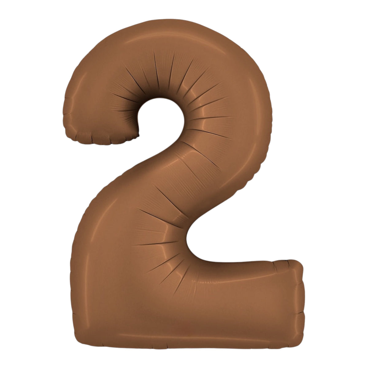 Satin Chocolate Foil Number Balloons