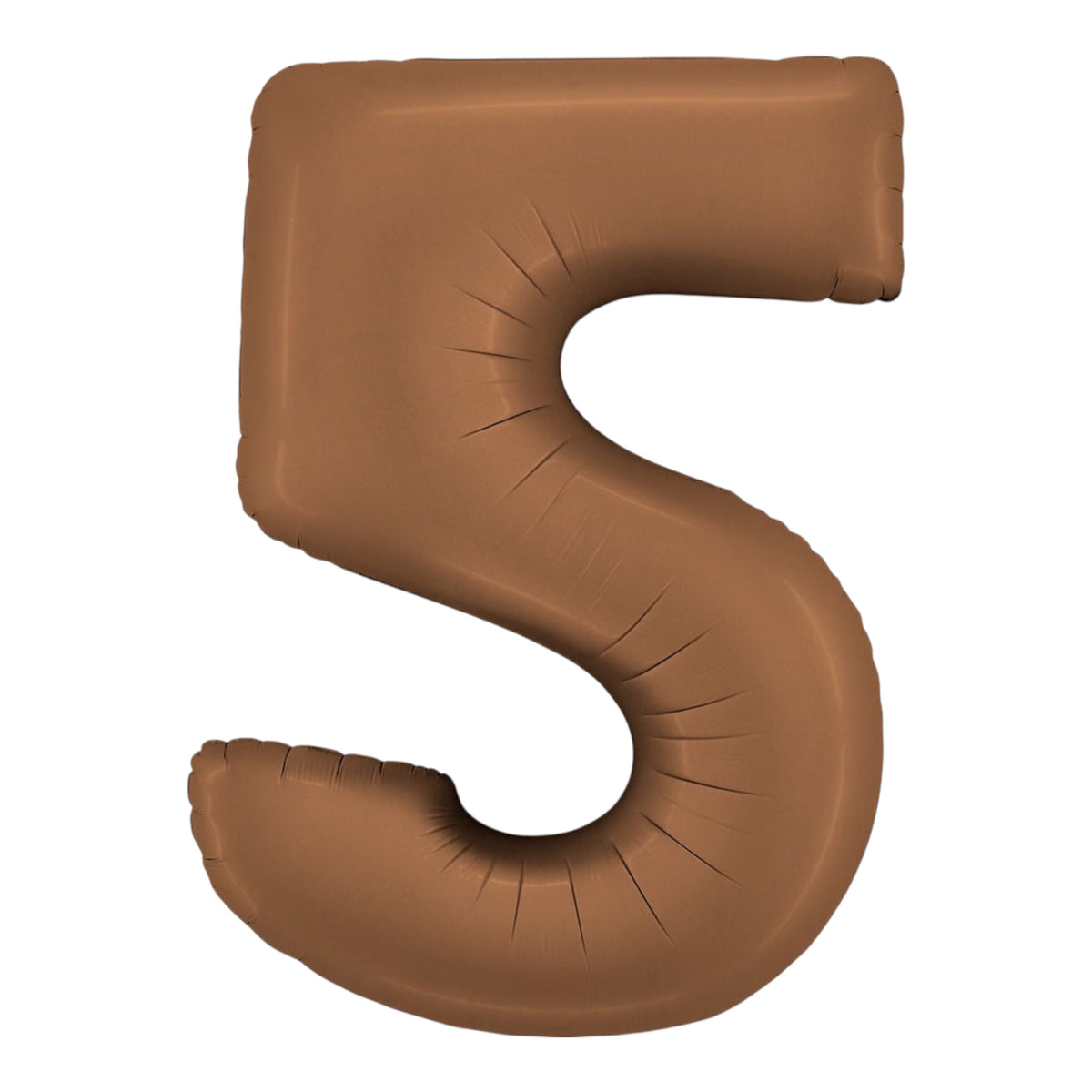 Satin Chocolate Foil Number Balloons