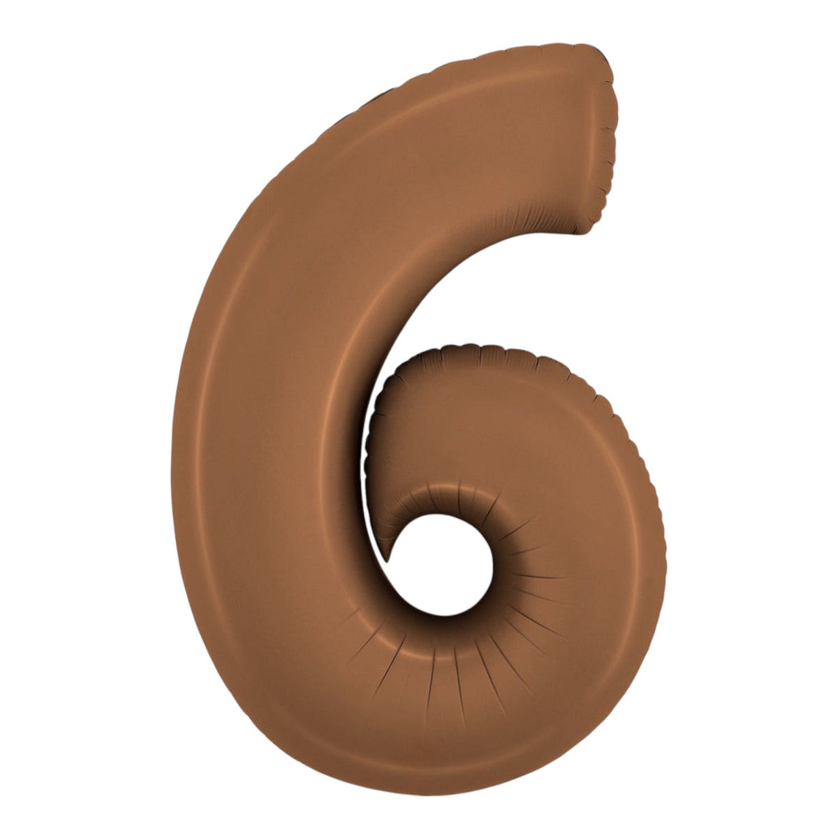 Satin Chocolate Foil Number Balloons