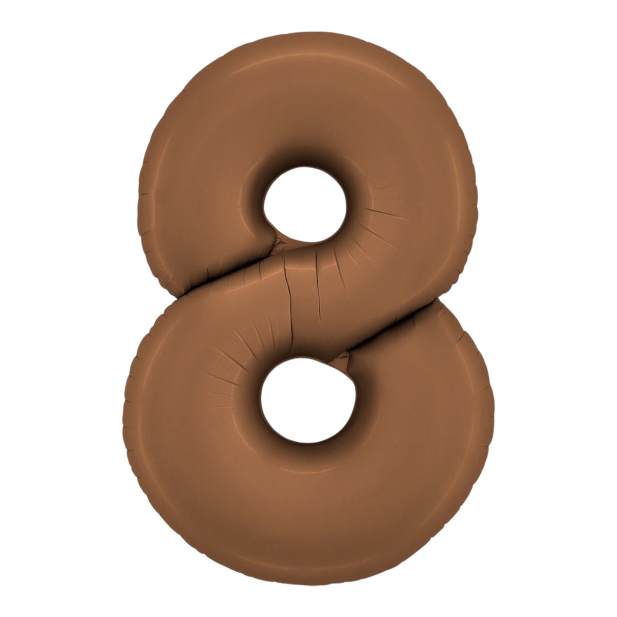 Satin Chocolate Foil Number Balloons