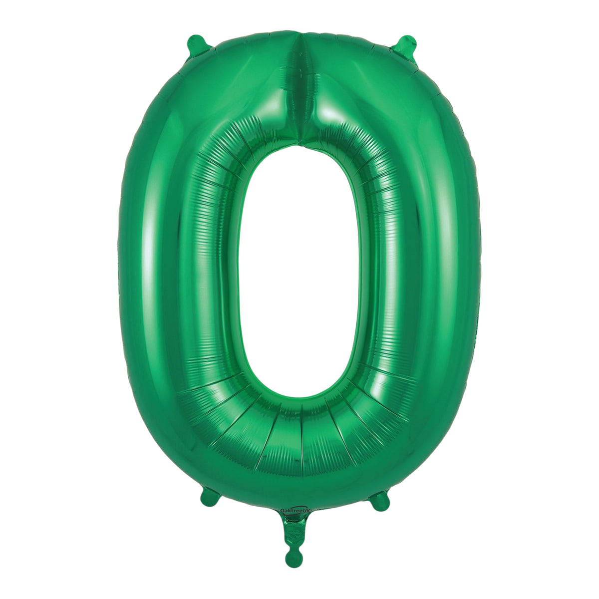 Green Foil number balloon 0