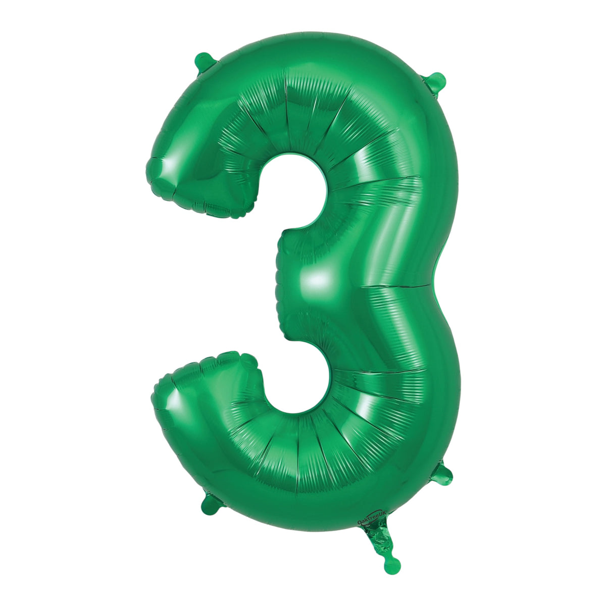 Green Foil Number Balloons