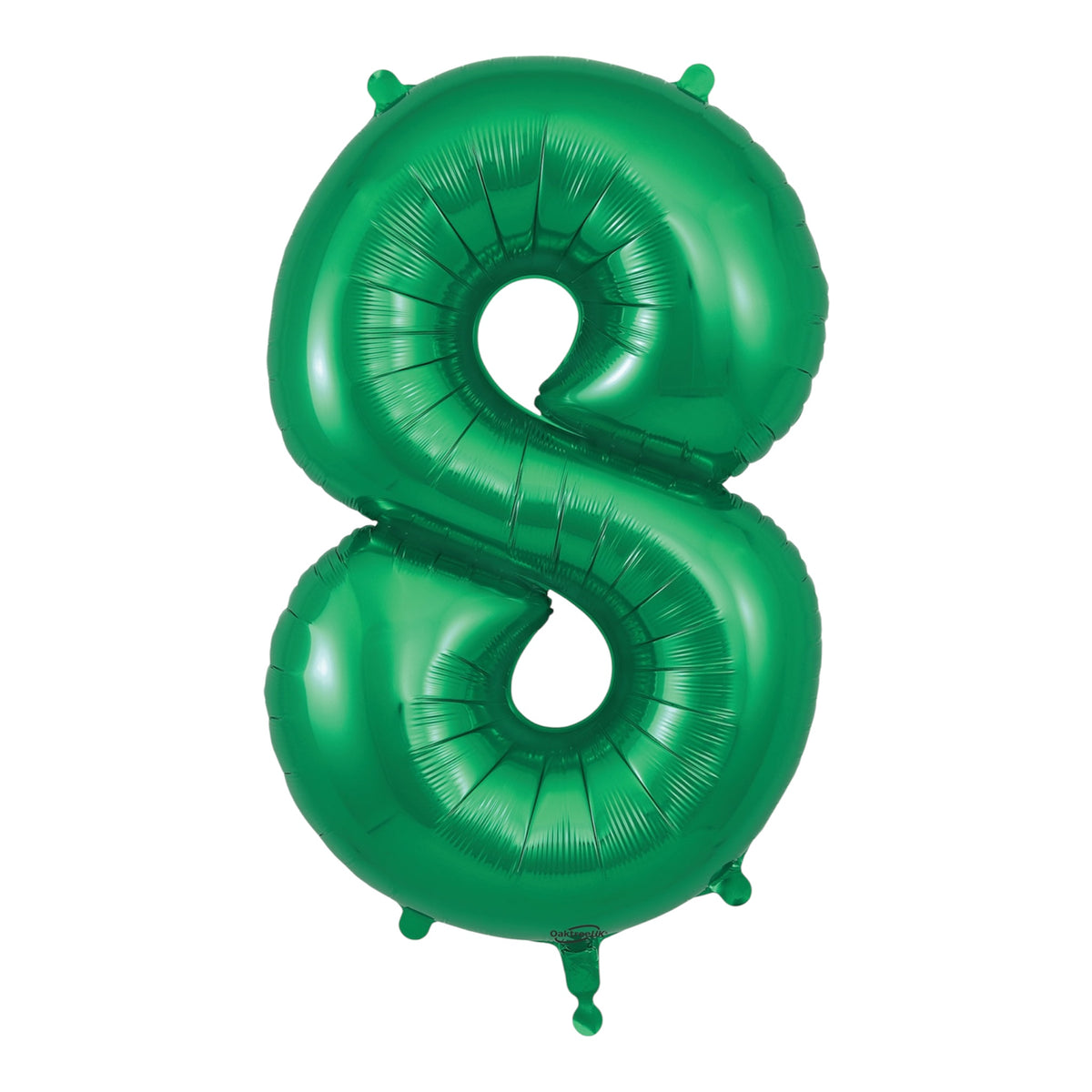 Green Foil Number Balloons