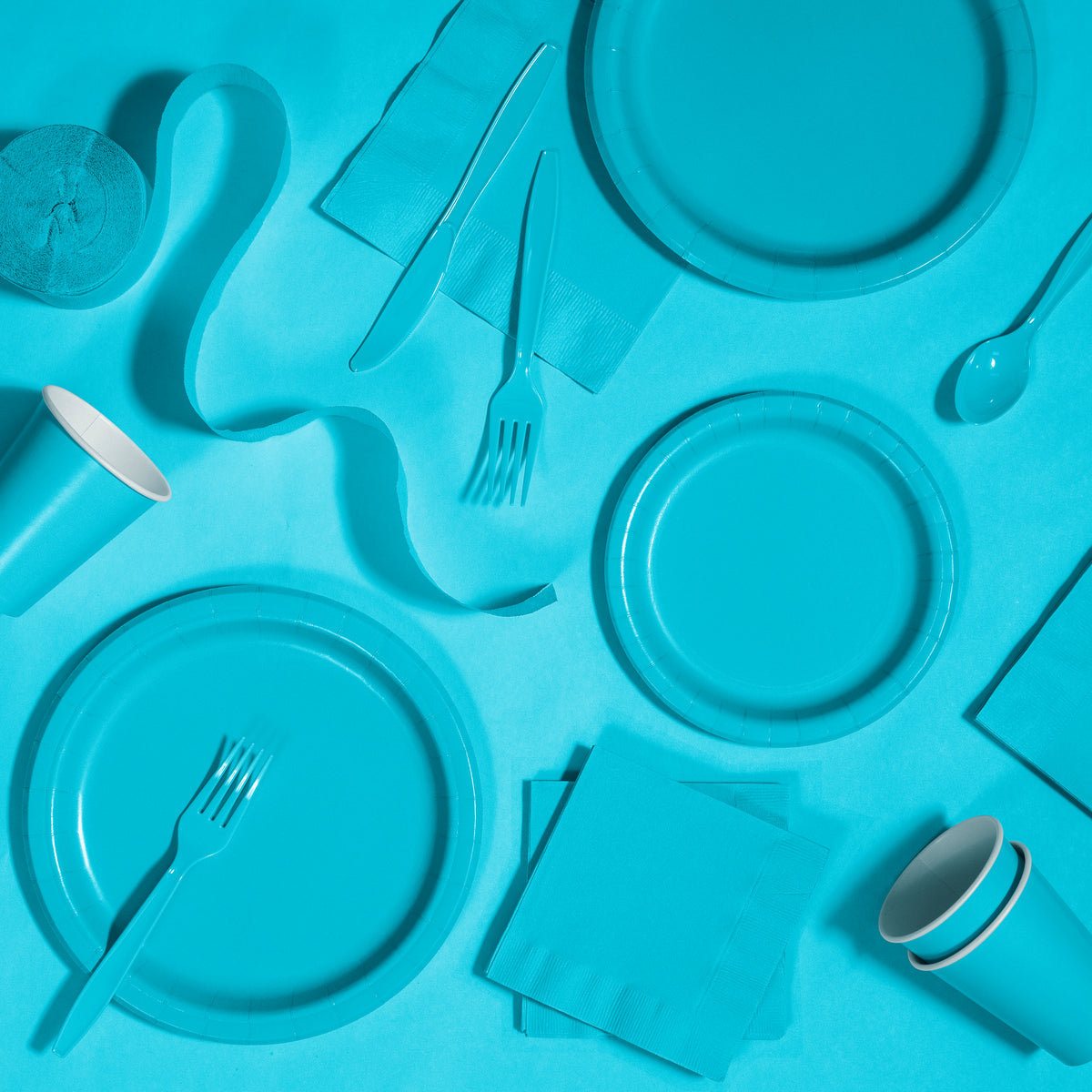 Solid Color Premium Plastic Spoons